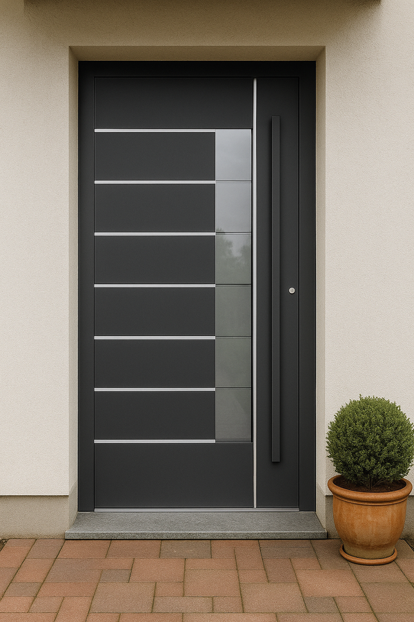 Moderne Aluminium-Haustür Despiro – Design trifft Funktionalität